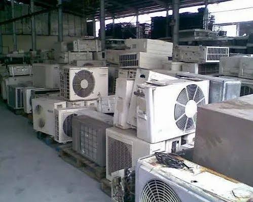 AC & appliance scrap from New Malvi Scrap Center's existing website